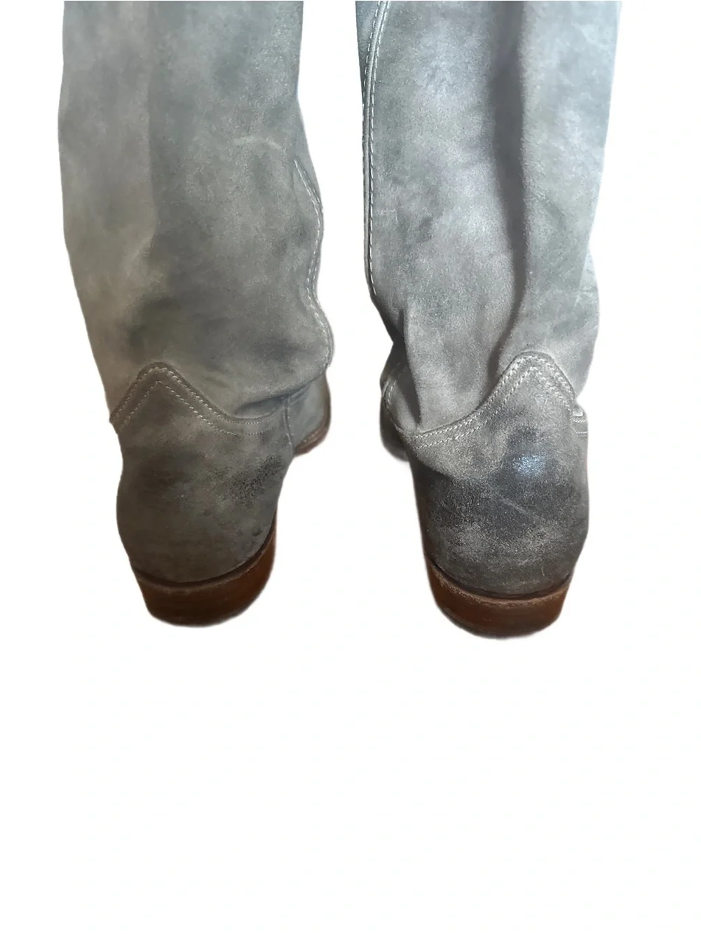 Frye 77171 Distressed Leather Boots 10B Genuine Goodyear Welt Spain 10B